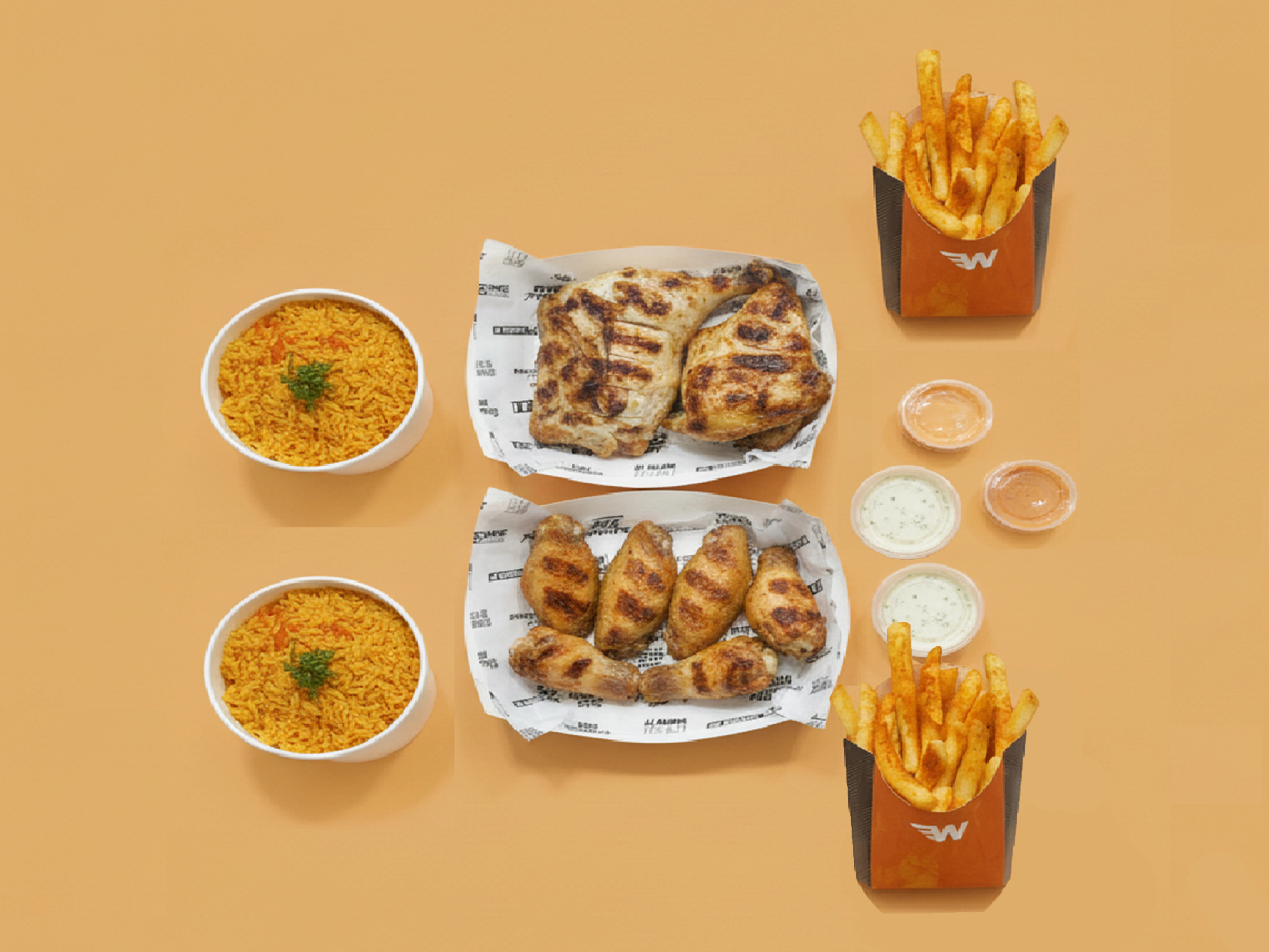 Family feast platter